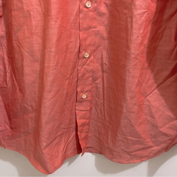 New SEAPORT BUTTON DOWN DRESS SHIRT sz Men 16/41 long sleeve Hand Made in Italy - Picture 5 of 11